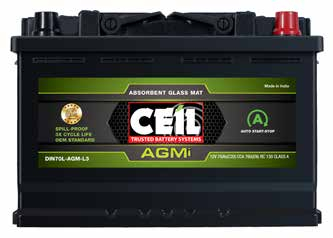 CEIL automotive AGM battery
