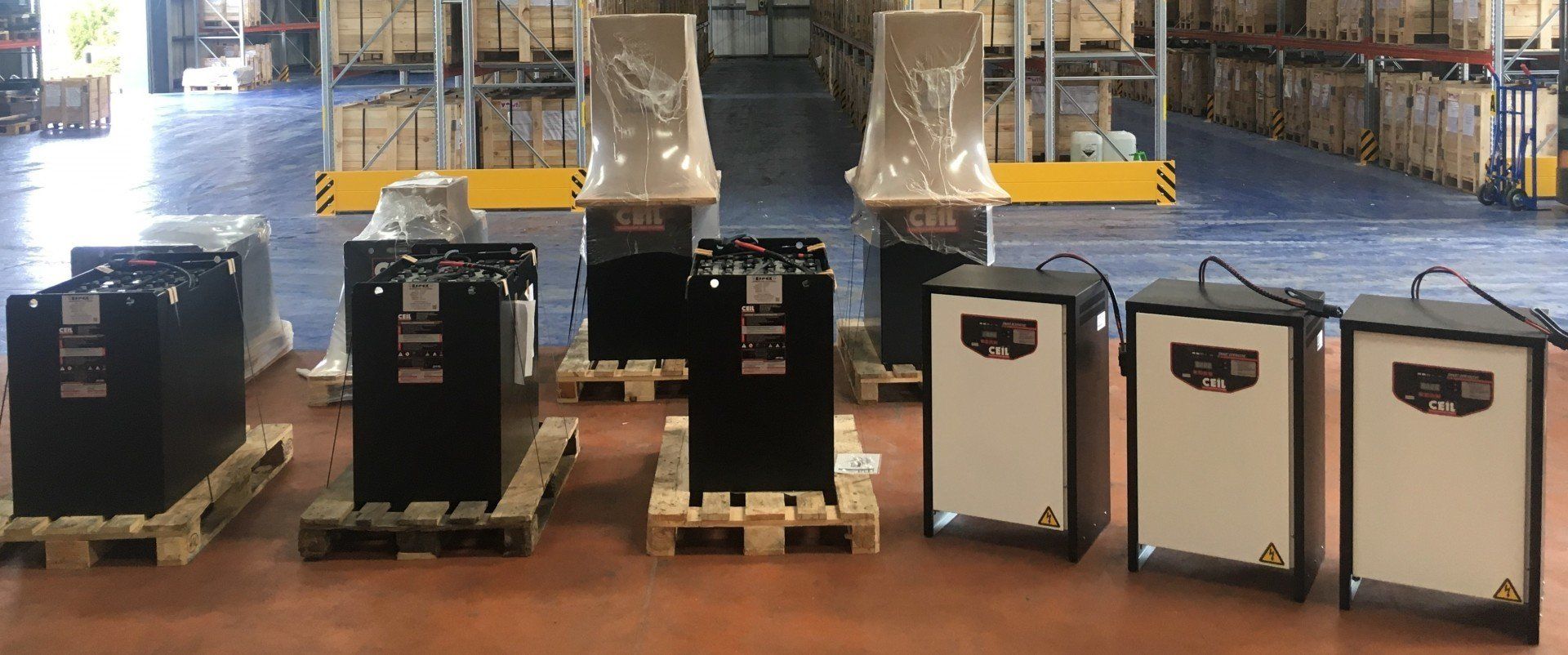 CEIL industrial batteries and battery chargers at Espex
